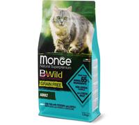 Monge Bwild Grain Free Merluzzo Patate e Lenticchie Kg.1,5 Cibo Secco per Gatti