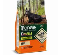 Monge BWild Grain Free Formula Mini Anatra con Patate 2,5 kg Crocchette per Cani Adulti di Taglia Piccola