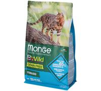 Monge Bwild Grain Free Sterilised per Gatti con Tonno e Piselli 1,5 Kg