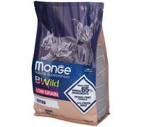 Monge Bwild Low Grain Kitten per Gatti con Oca 1,5 Kg 1500 g Mangime