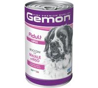 Gemon Maxi Adult scatoletta per cani - suino, riso 1250 g