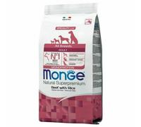 Monge cane adult all breeds monoproteico manzo e riso 12 kg Crocchette Cane