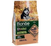 Monge Cane BWild Grain Free Adult Salmone con Piselli 2,5kg