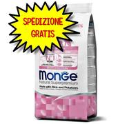 Monge All Breeds Puppy & Junior Maiale con Riso e Patate - 12 kg , 2+ sacchi