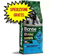 Monge BWild Grain Free con Acciughe, Patate e Piselli All Breed: 12 kg