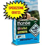Monge Cane BWild Grain Free Acciughe con Patate e Piselli Mini Adult 2.5 Kg - 2+ sacchi