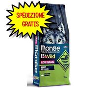 Monge Dog Bwild Low Grain Adult All Breeds Cinghiale - Monge Dog Bwild Low Grain Adult All Breeds Cinghiale - Offerta [PREZZO A CONFEZIONE] Quantità Minima 2, Sacco Da 12 Kg