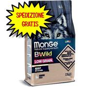 Monge - Cibo per Cane - Bwild Low Grain - All Breeds Adult Oca - 2,5 Kg