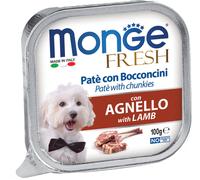 MONGE Fresh paté 100 g - agnello