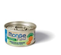 MONGE CANE NATURAL LATTINA PUPPY TONNETTO & VERDURE 95 GR