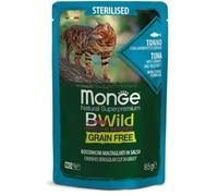 Monge Cat BWild Adult Sterilized con Tonno Gamberetti e Ortaggi Busta 85gr