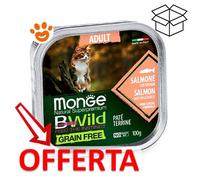 Monge Bwild Gatto 100 gr: Salmone