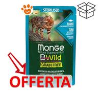 Monge Tonno Sterilizzato E Gamberi E Verdure Senza Cereali Libero 85