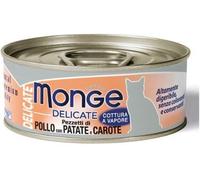 Monge Cat Delicate Pezzetti di Pollo con Patate e Carote Lattina 80gr