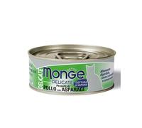 MONGE DELICATE POLLO CON ASPARAGI 80 GR.