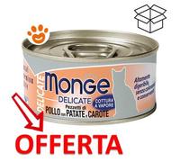 MONGE DELICATE POLLO CON PATATE E CAROTE 80 GR.