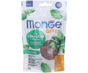 Monge Cat Filled And Crunchy Gift Dental Con Coniglio E Menta 60 g Man