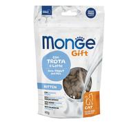 MONGE Gift Filled and Crunchy Kitten Trota con latte 60 g