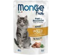 Monge Cat Fresh Patè con Bocconcini Ricco in Pollo e Ortaggi Busta 85gr