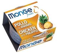 MONGE FRUITS POLLO CON ANANAS 80 GR.