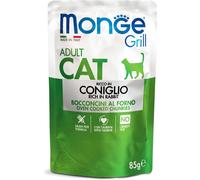 MONGE GRILL CAT ADULT BOCCONCINI IN JELLY CONIGLIO 85 GR.