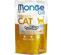 MONGE GRILL CAT STERILIZED BOCCONCINI IN JELLY GALLETTO 85 GR.