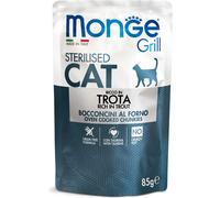 Monge Cat Grill 85 gr: Sterilised Trota