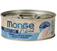 MONGE JELLY FILETTI TONNO CON PESCE BIANCO 80 GR.