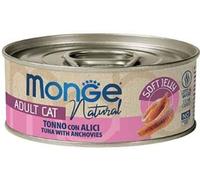 MONGE JELLY PEZZI DI TONNO CON ACCIUGHINE 80 GR.