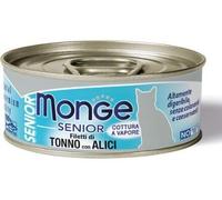 Monge Jelly Senior cottura al vapore 80 gr: SENIOR Tonno e Acciughine