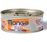 Monge Cat Lattina Multipack 24x80G TONNO E SALMONE