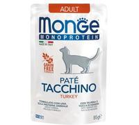 Monge Monoprotein Cat Busta Multipack 28x85G TACCHINO