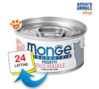 MONGE MONOPROTEIN PEZZETTI SOLO MAIALE 80 GR.
