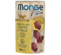 Monge Cat Natural Kitten Tonno con Fegatini di Pollo Busta 80g