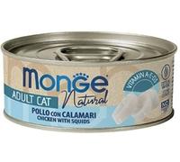 Monge Cat Natural Pollo con Calamari Lattina 80gr