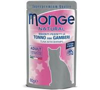 Monge Natural Busta 80 gr: Tonno con Gamberetti