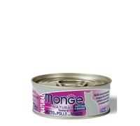 Monge Cat Natural Tonno con Petto di Pollo e Manzo - 24 x 80 gr