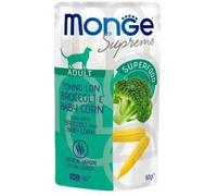 Monge Cat Supreme Adult Tonno con Broccoli e Baby Corn Busta 80gr
