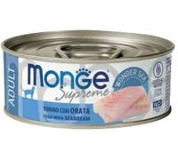 Monge Cat Supreme Adult Tonno con Orata Lattina 80gr