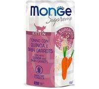 Monge Cat Supreme Kitten Tonno con Quinoa e Baby Carrots Busta 80gr