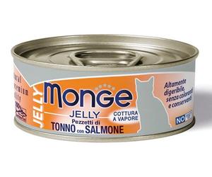MONGE CAT TONNO/SALMONE 80 GR.