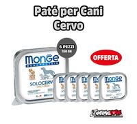 MONGE MONOPROTEICO SOLO CERVO 150 GR.