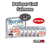 MONGE FRESH PATE' E BOCCONCINI CON SALMONE 100 GR.