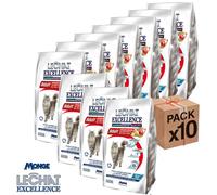 MONGE CROCCANTINI GATTI 400GR LECHAT EXCELLENCE POLLO RISO UOVO E MELA 10 BUSTE