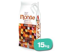 Monge Crocchette al Salmone e Riso per Cani Adulti Medium-Maxi 15 Kg