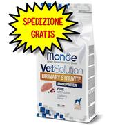 MONGE DIETA CANE VETSOLUTION URINARY STRUVITE MONOPROTEIN MAIALE E PATATE 12 KG