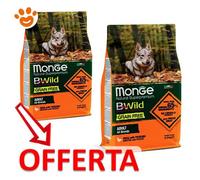 Monge BWild Grain Free Adult All Breeds Anatra e Patate: 12 kg