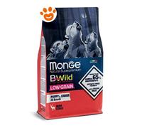 MONGE BWILD DOG LOW GRAIN PUPPY & JUNIOR CERVO 12 KG.