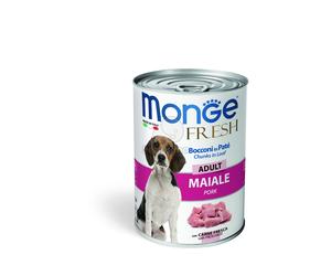 Monge Dog Fresh Adult scatoletta - maiale 400 g