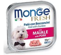 Monge Dog Fresh Paté e Bocconcini con Maiale 100 g